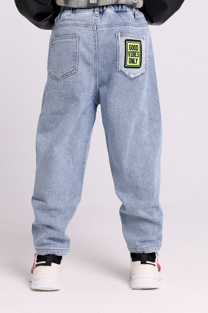 Good Vibes Denim Pants