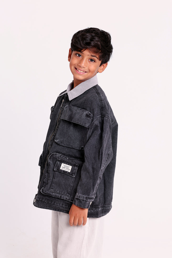 Multi-Pocket Utility Jacket