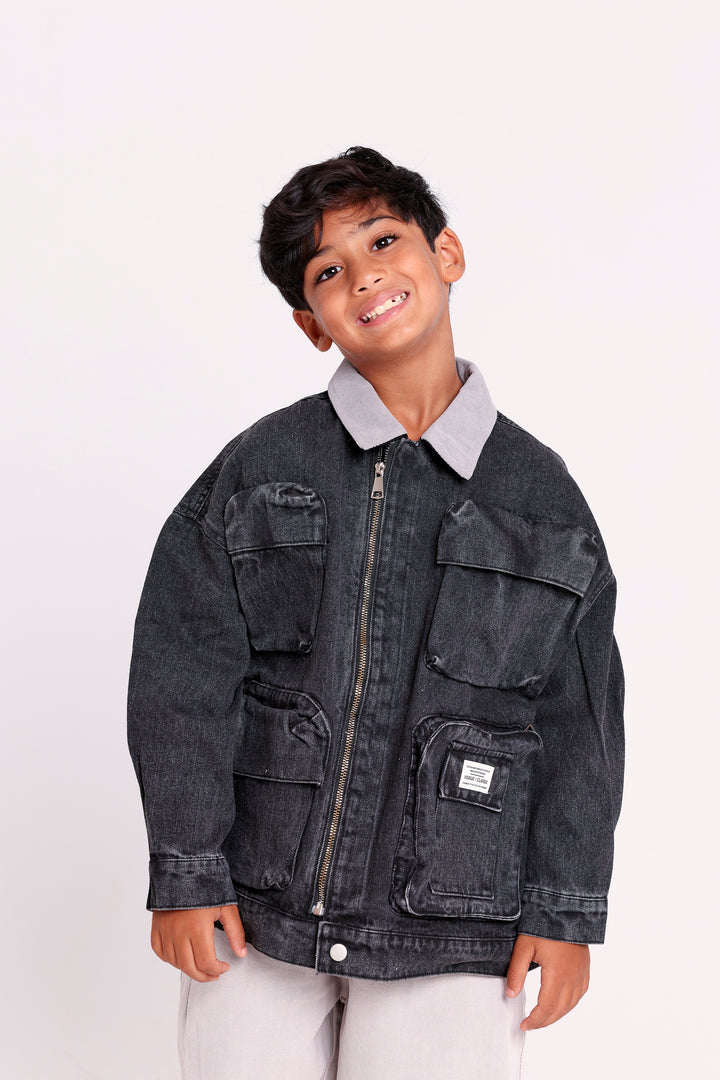 Multi-Pocket Utility Jacket