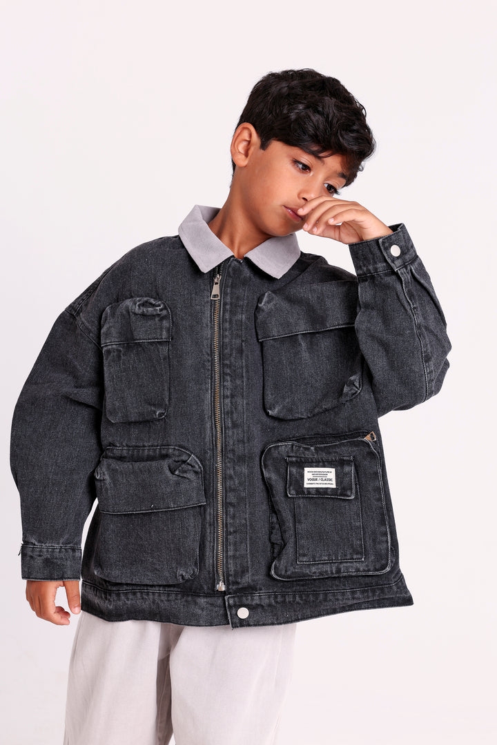 Multi-Pocket Utility Jacket