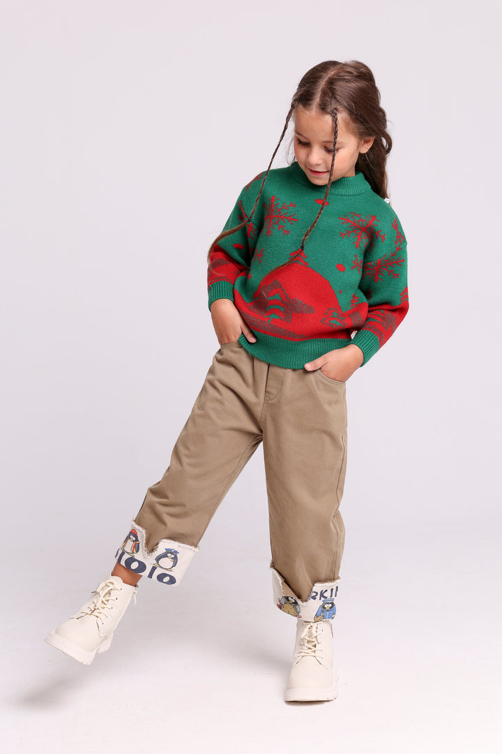 Holiday Tree Knit Sweater