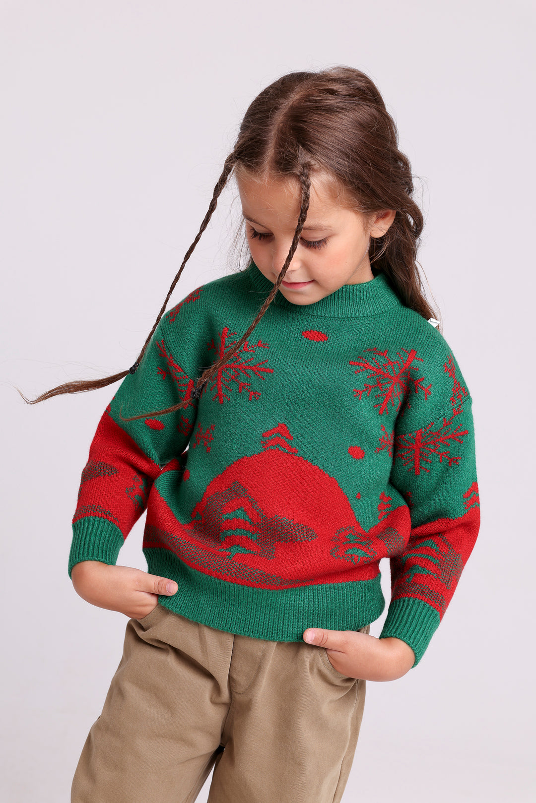 Holiday Tree Knit Sweater