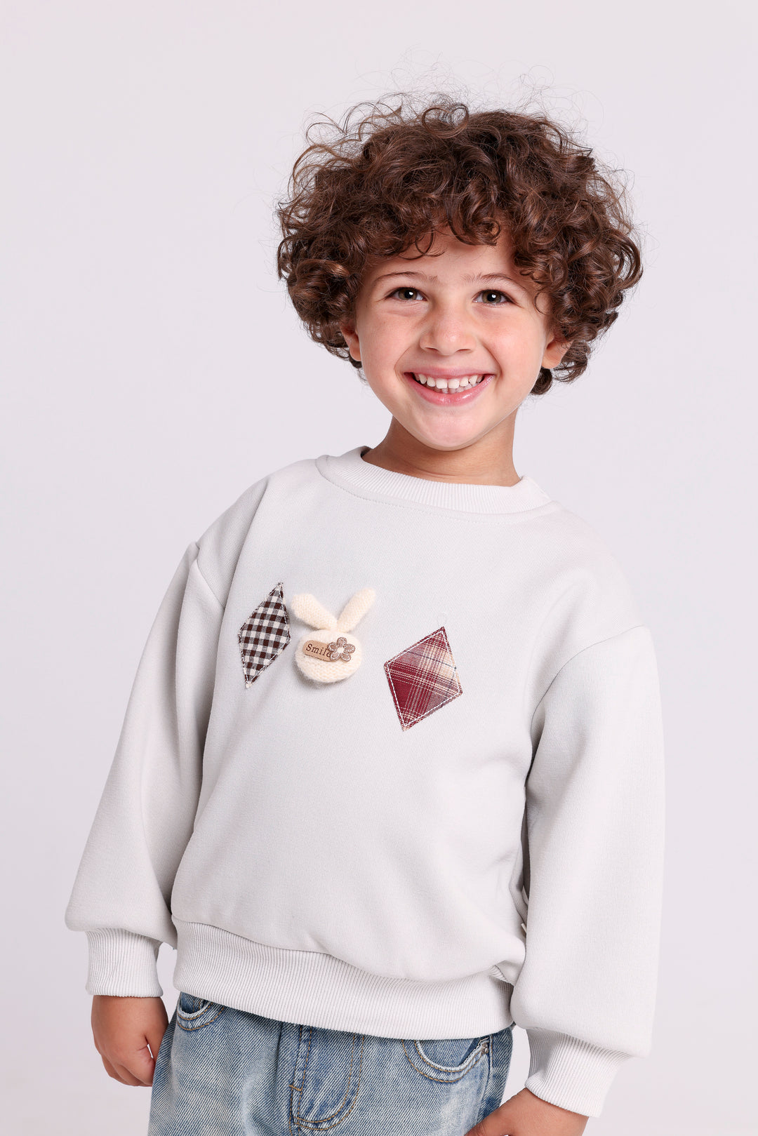 Bunny Patch Crew Sweatshirt