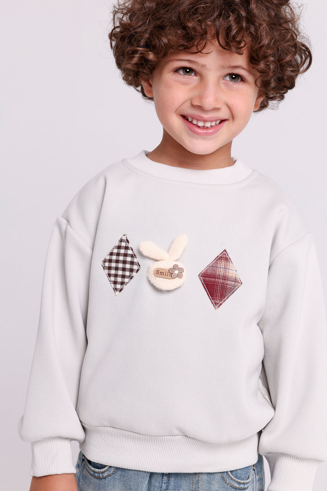 Bunny Patch Crew Sweatshirt
