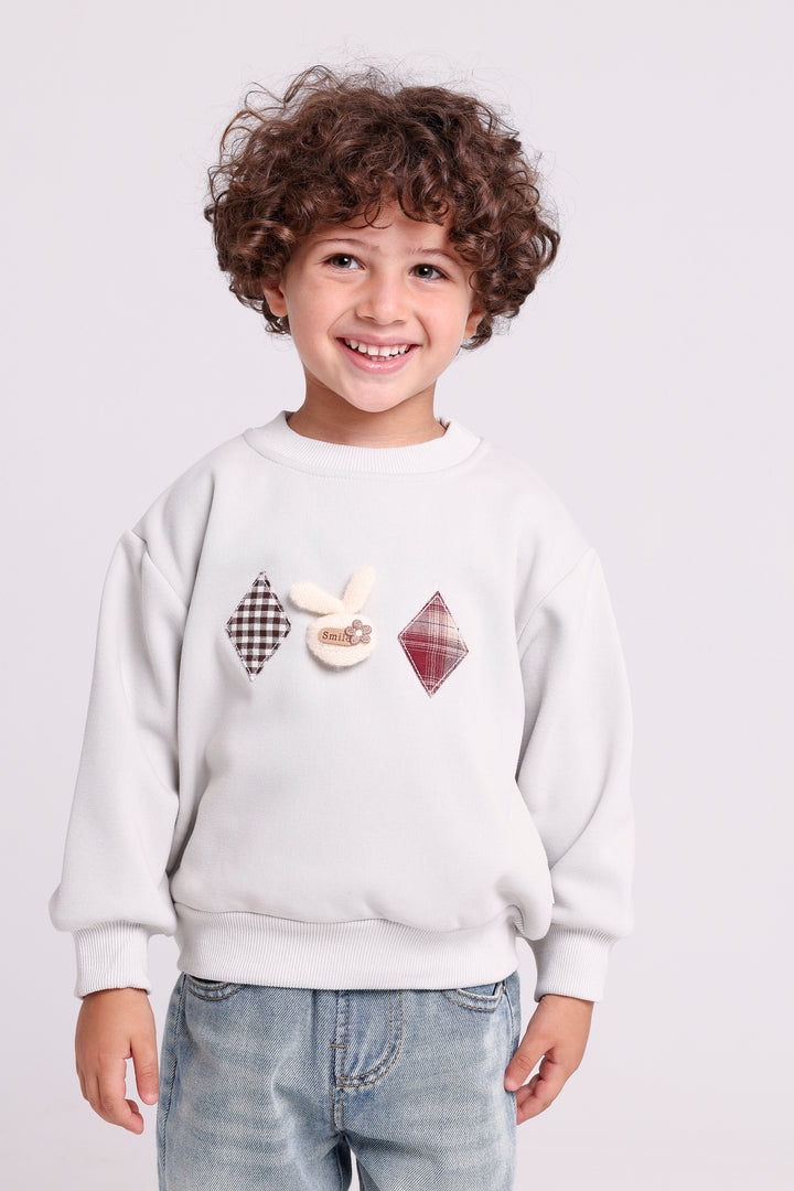 Bunny Patch Crew Sweatshirt
