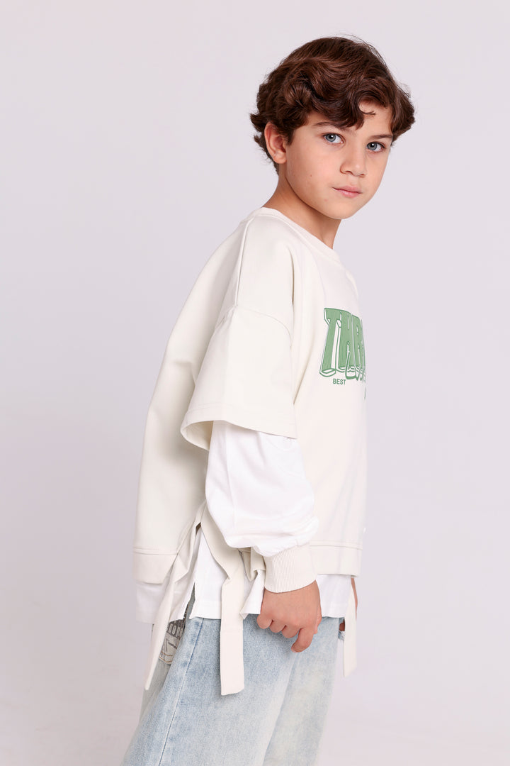 Lucky Three Layered Sweatshirt