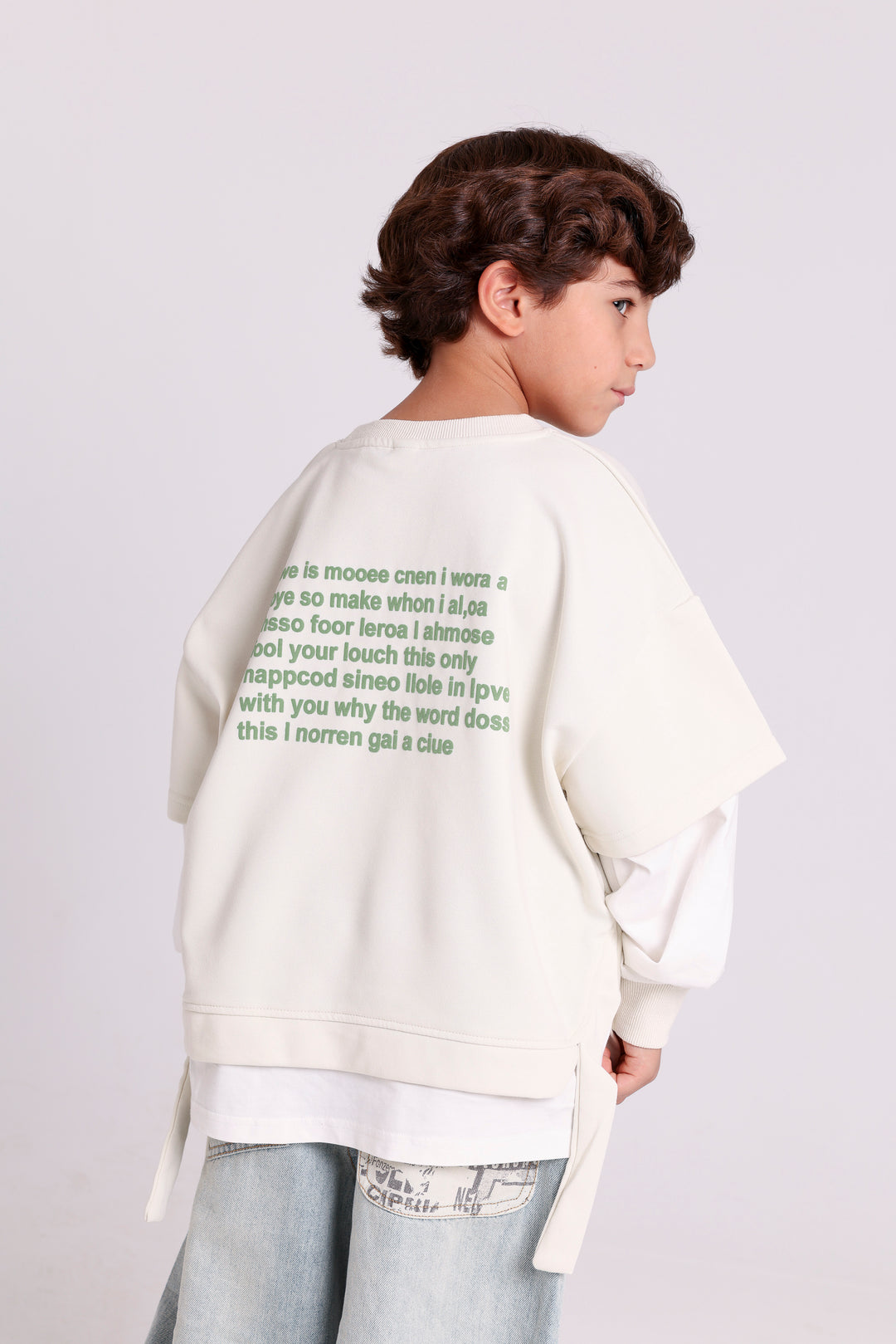 Lucky Three Layered Sweatshirt