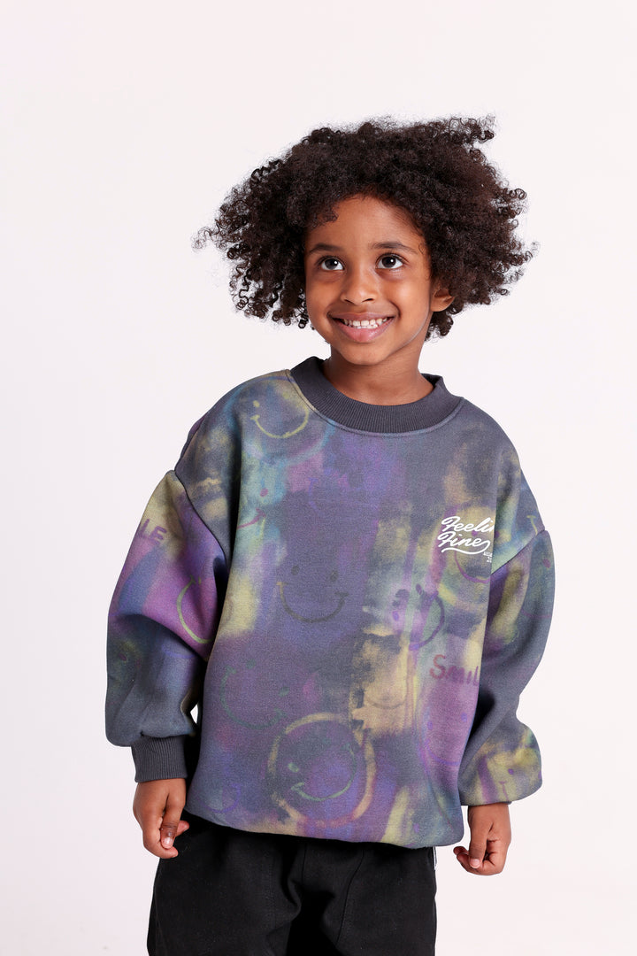 Happy Vibes Smiley Sweatshirt