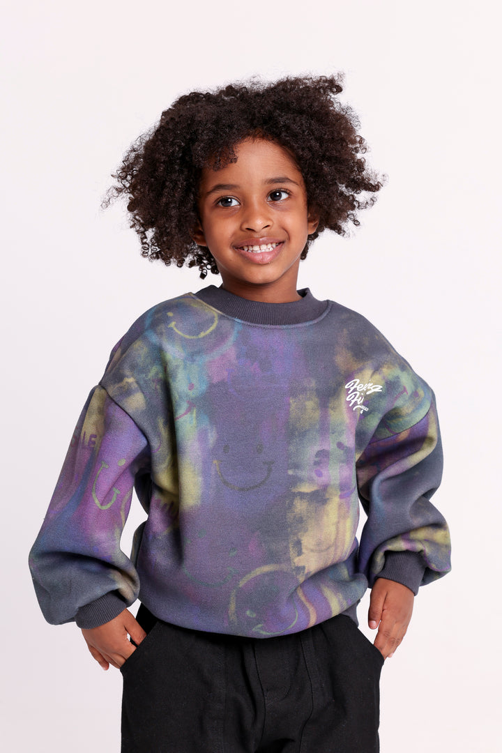 Happy Vibes Smiley Sweatshirt
