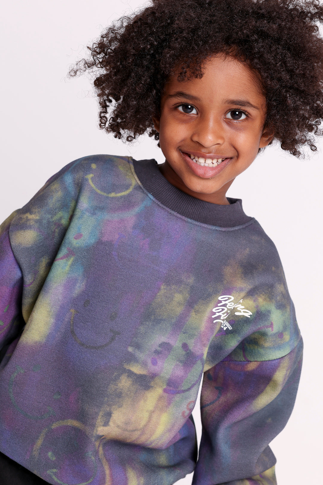 Happy Vibes Smiley Sweatshirt