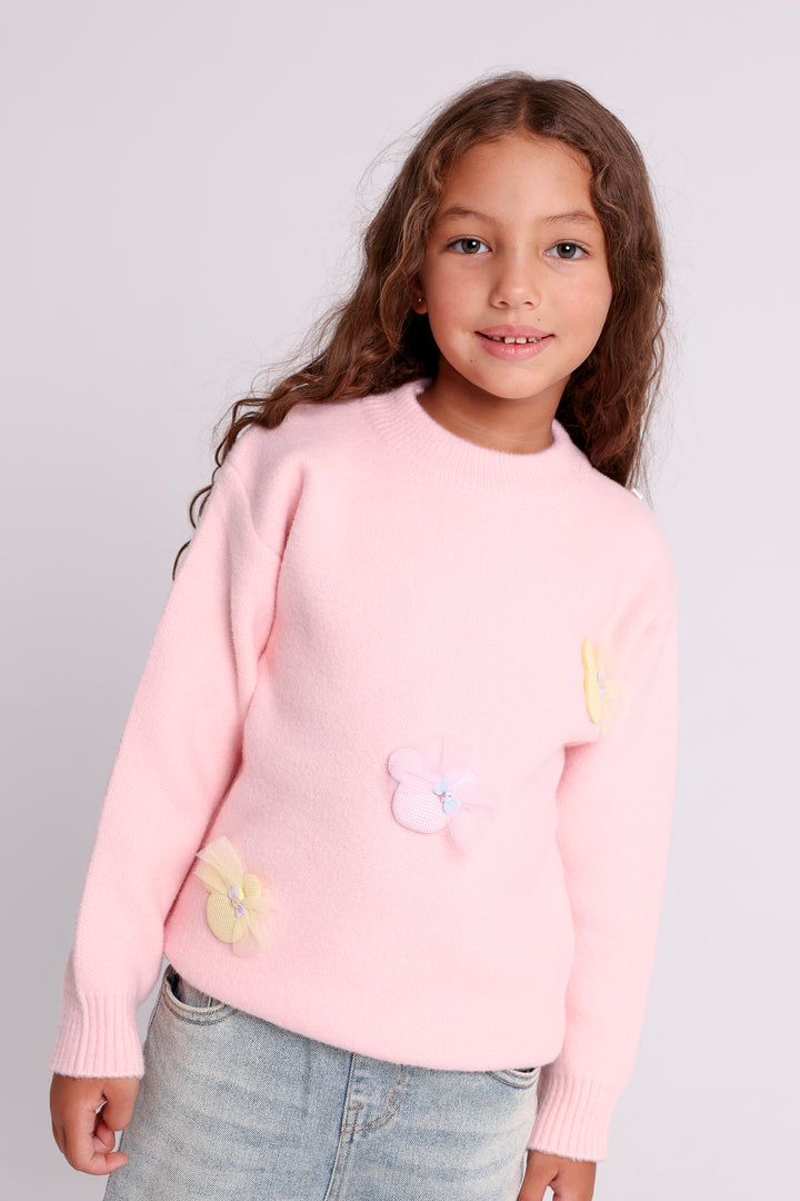 Sweet Flower Patch Knits