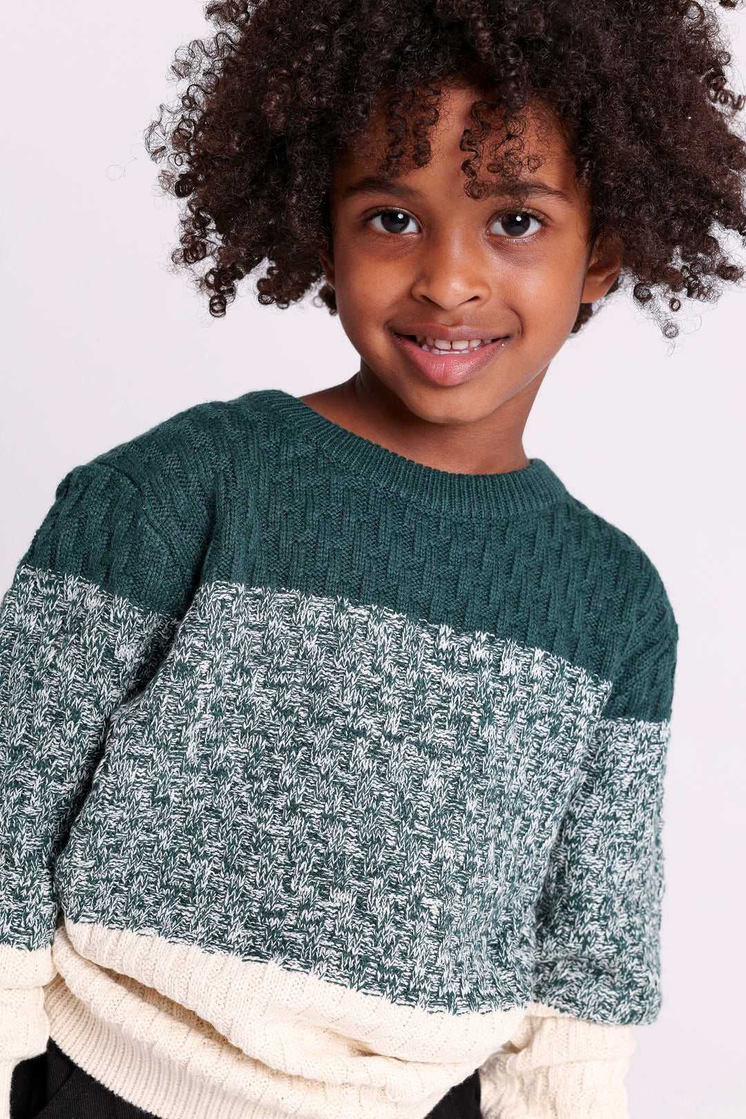 Colorblock Knit PULLOVER