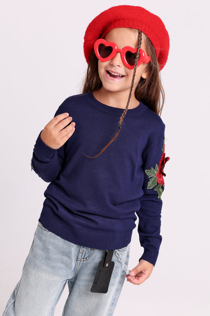 Rose Sleeve Knit