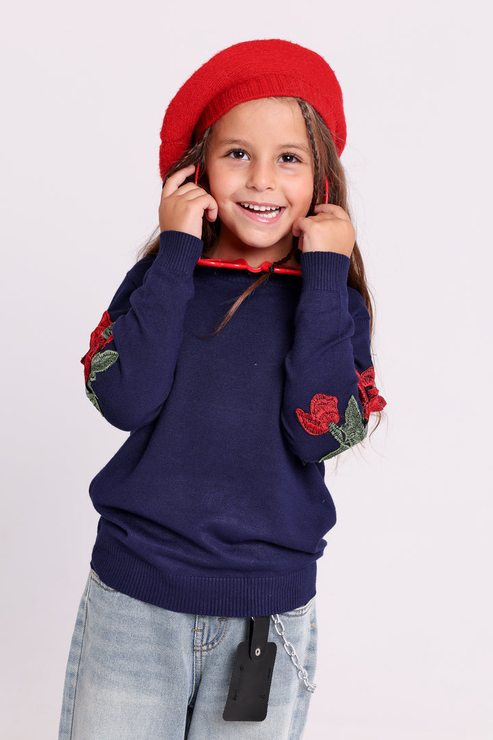 Rose Sleeve Knit
