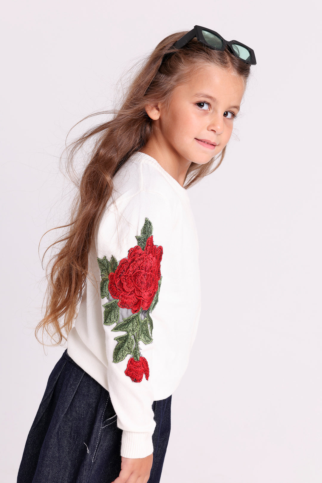 Rose Sleeve Knit