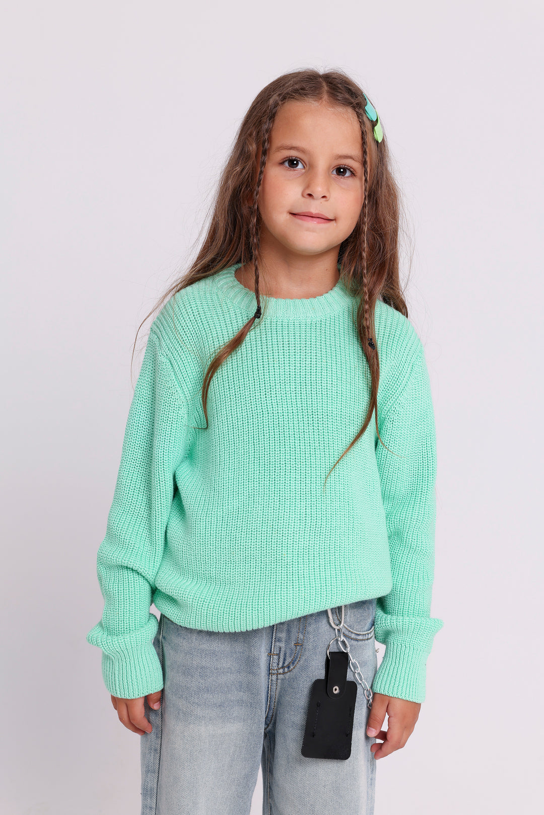 SOLID NEEDLE KNIT