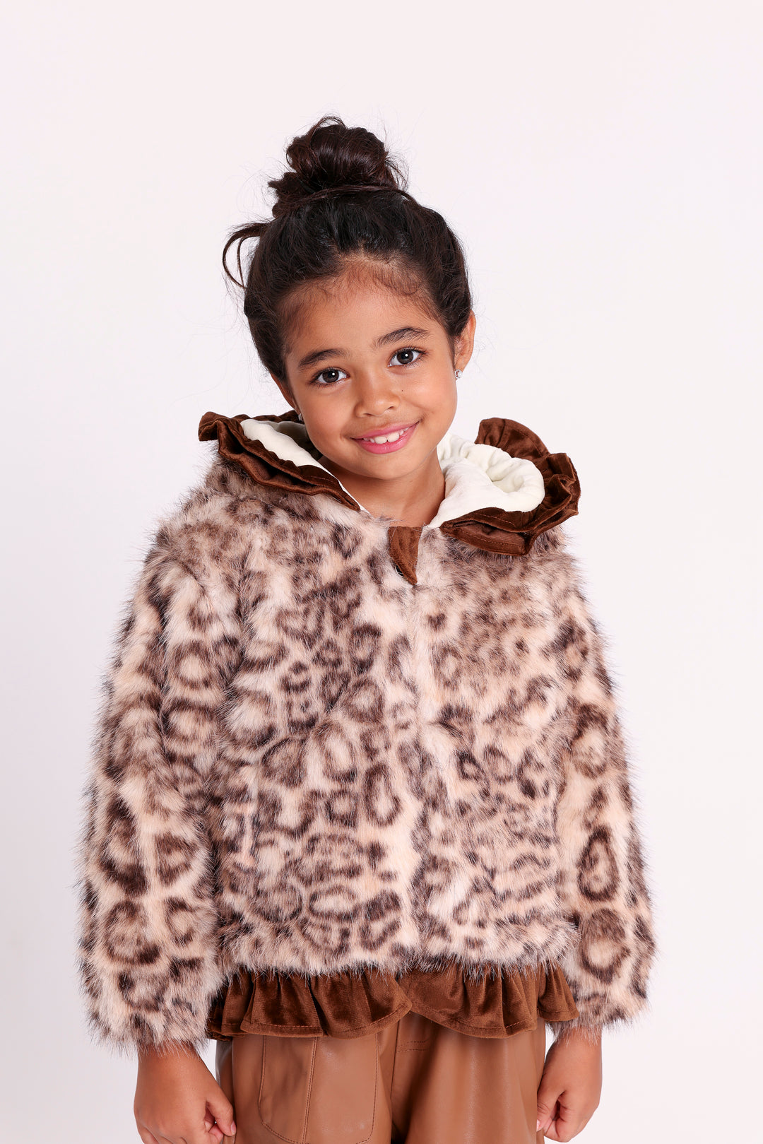 Faux Fur Hooded Jacket
