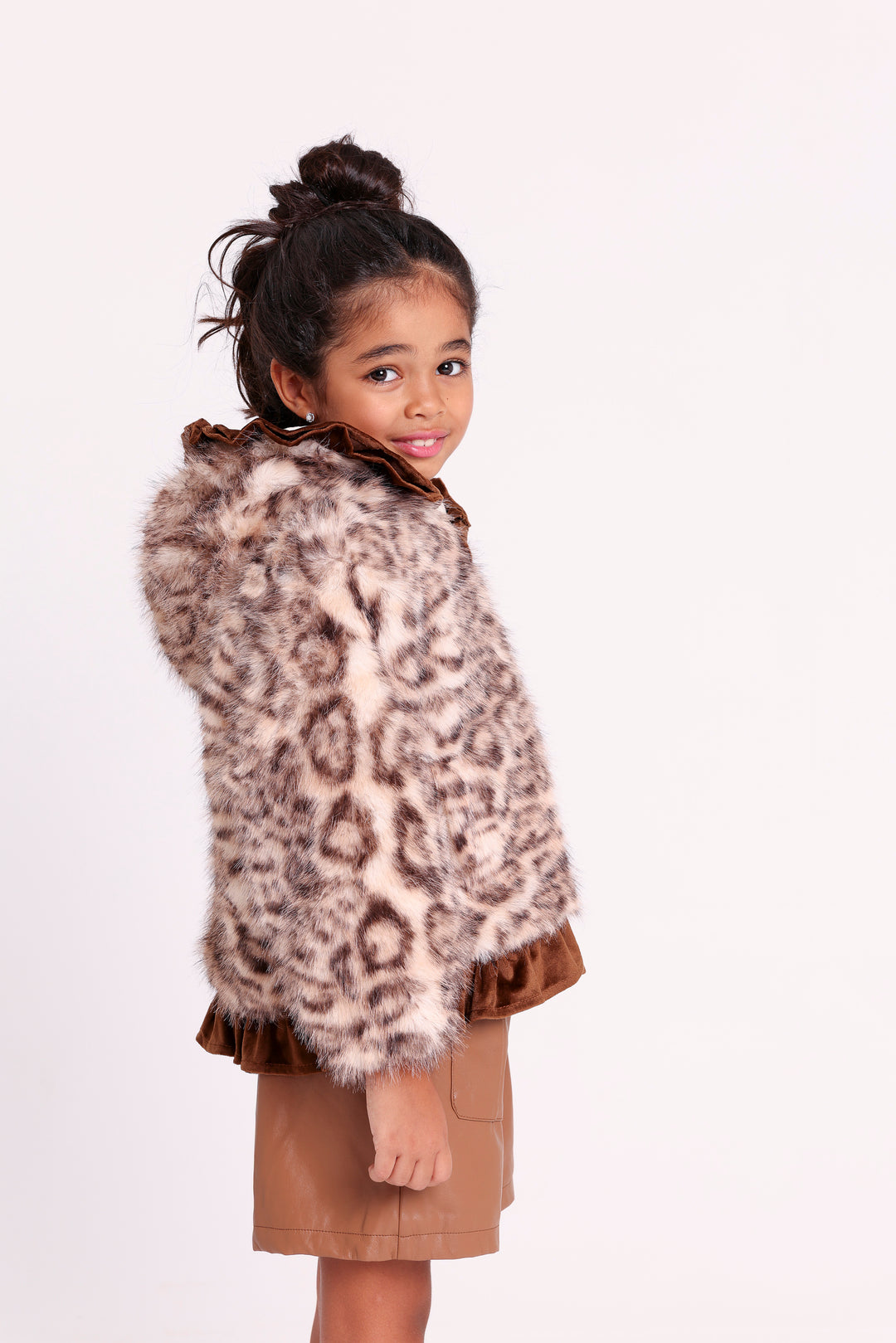 Faux Fur Hooded Jacket