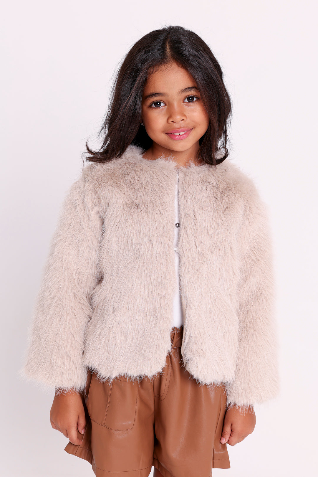 Charming faux fur JACKET