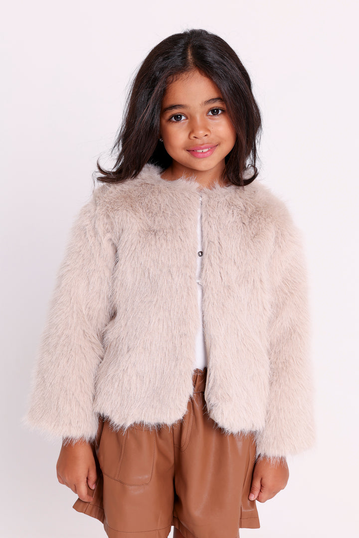 Charming faux fur JACKET