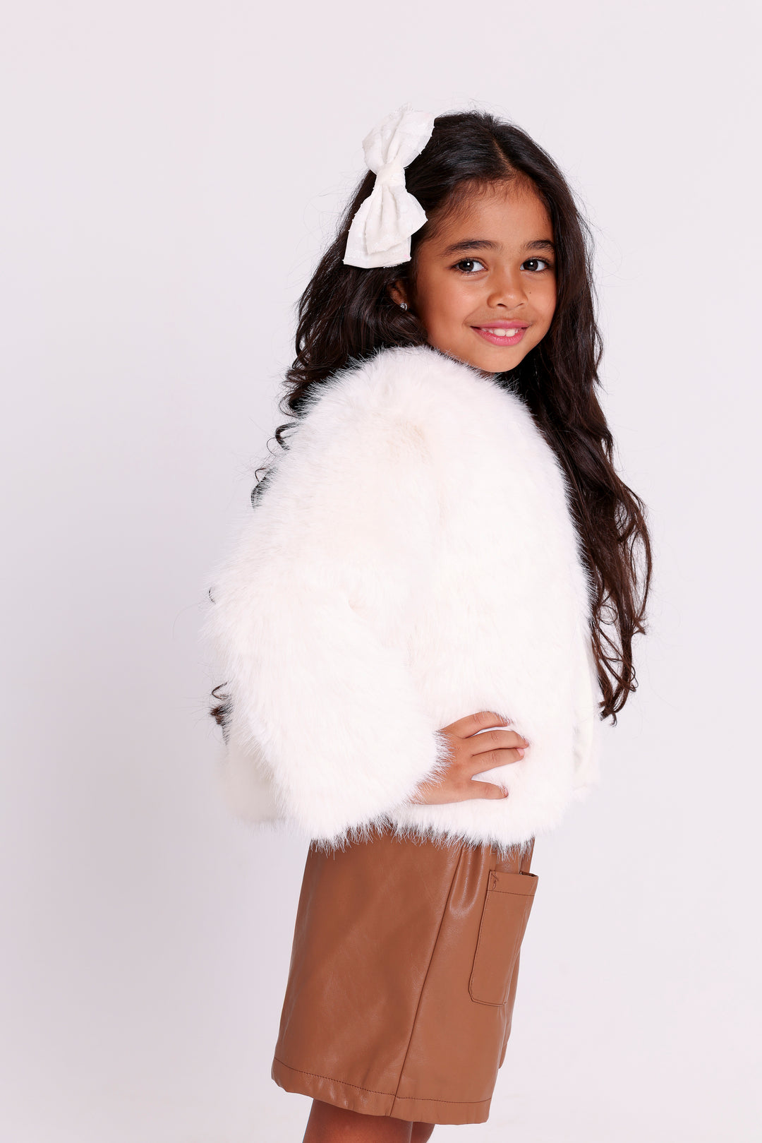 Charming faux fur JACKET