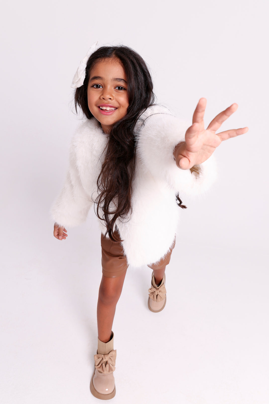 Charming faux fur JACKET