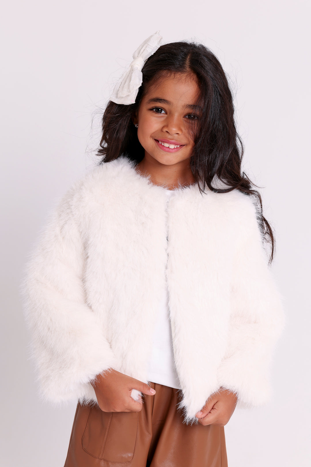 Charming faux fur JACKET