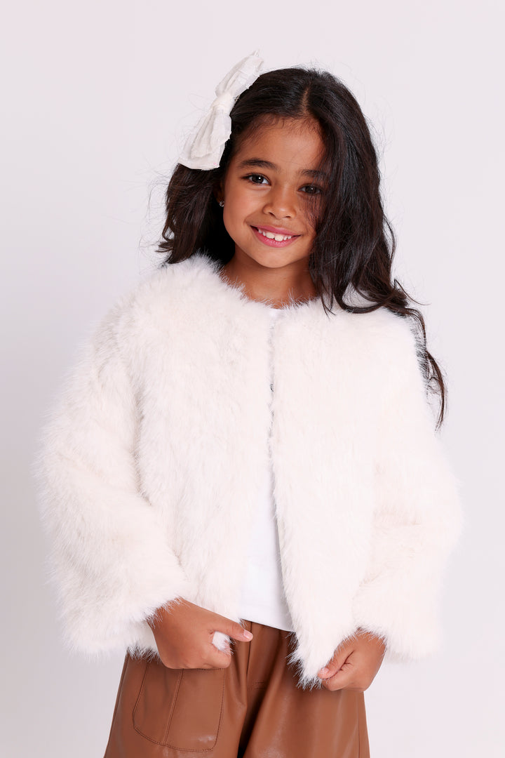 Charming faux fur JACKET