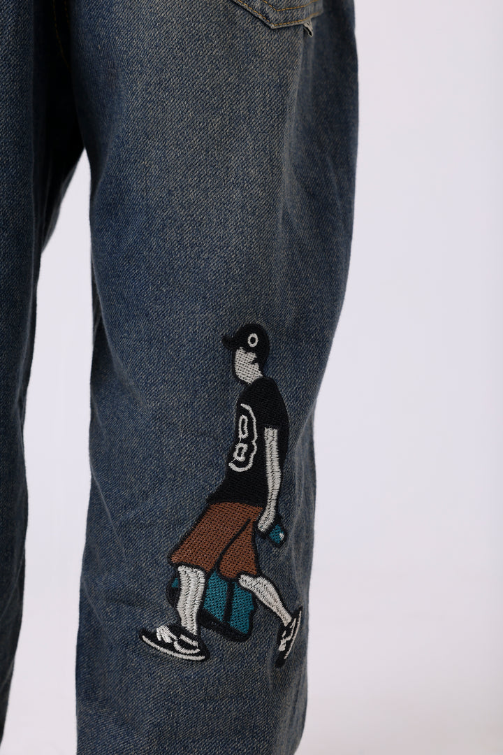 BASKET PATCH PANTS