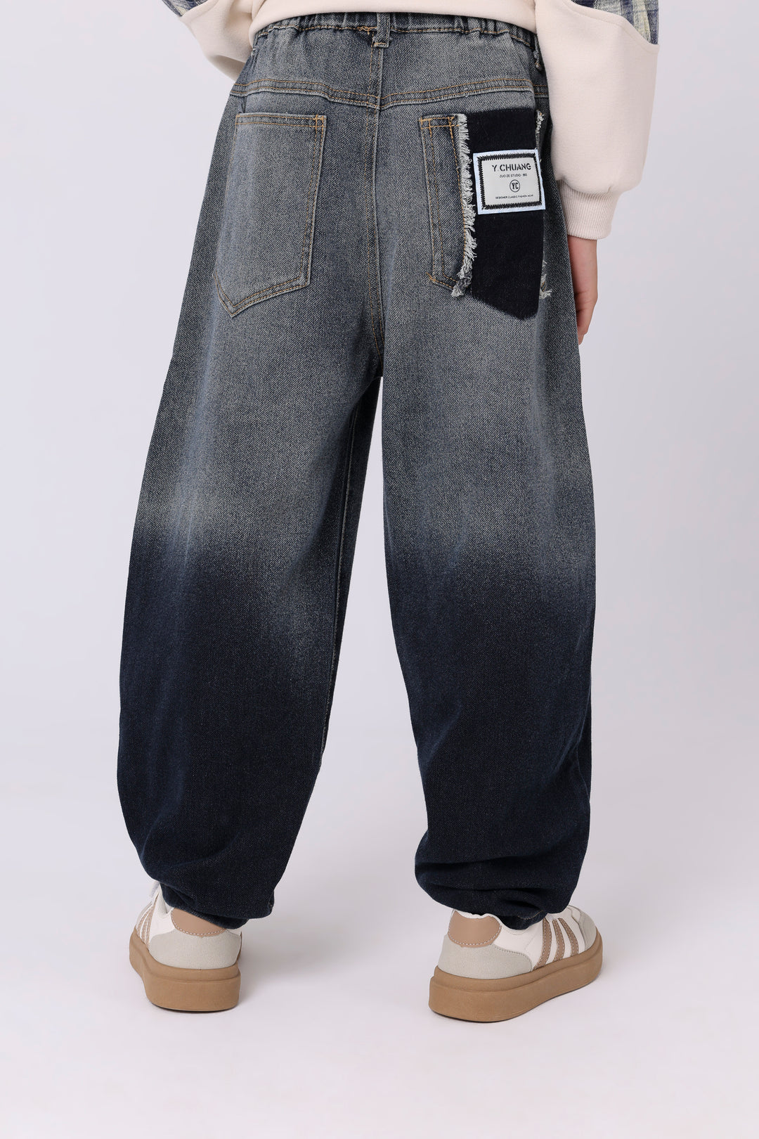 WASHED CUTTING PANTS