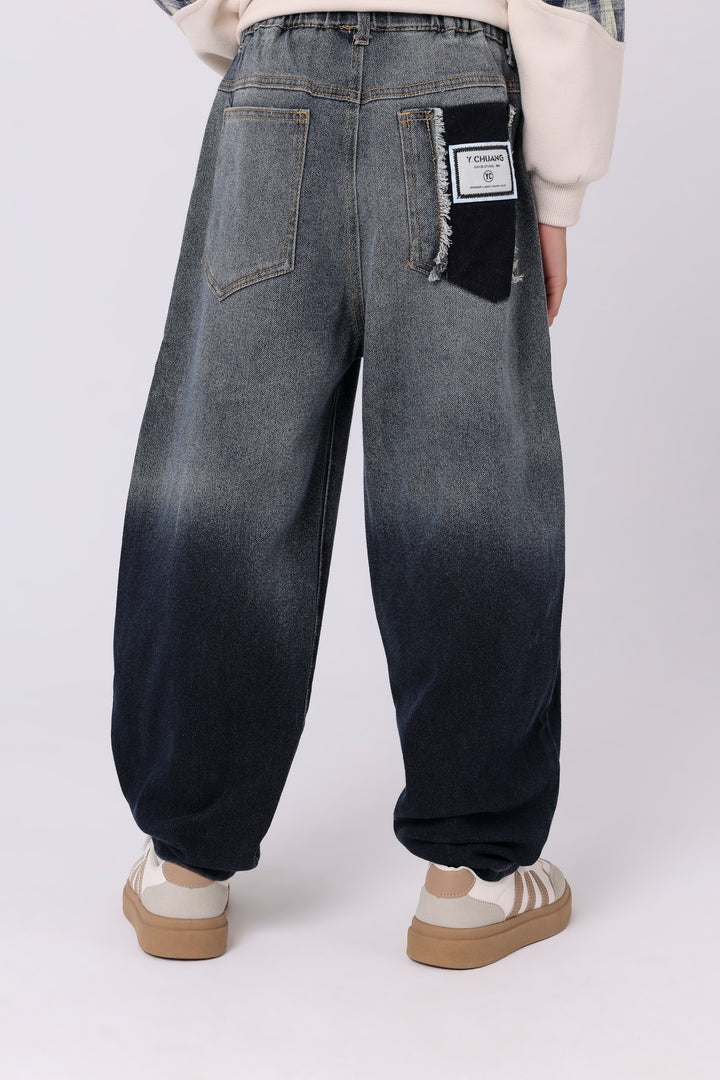 WASHED CUTTING PANTS