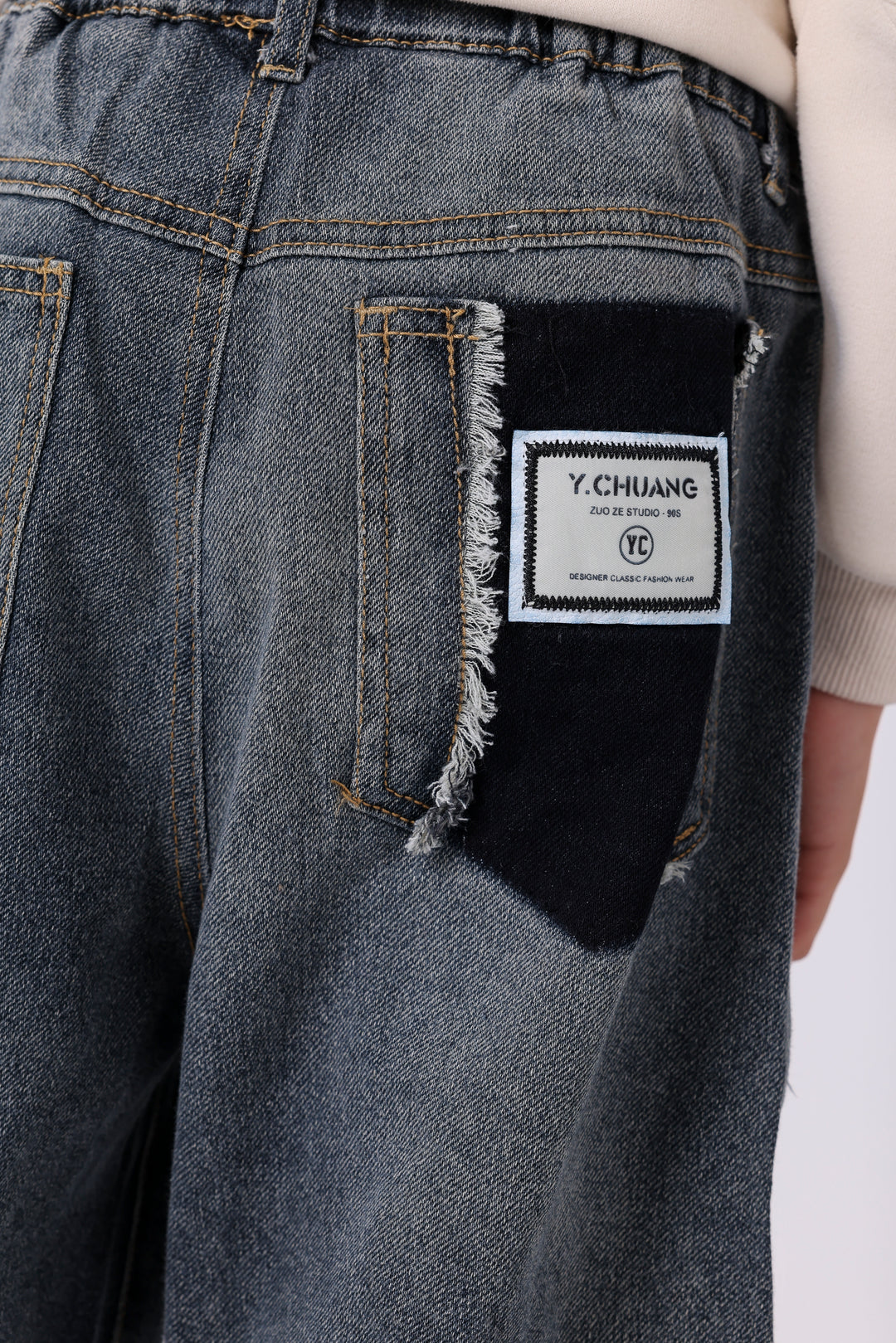 WASHED CUTTING PANTS
