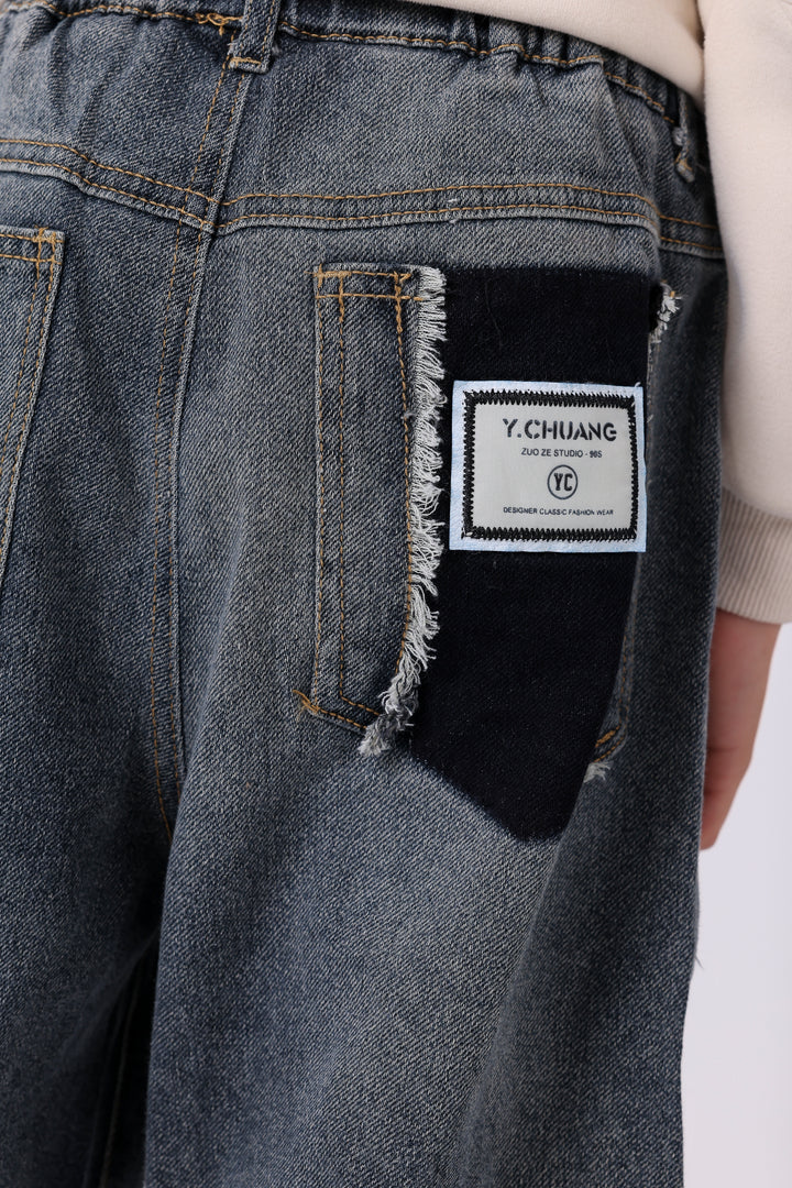 WASHED CUTTING PANTS