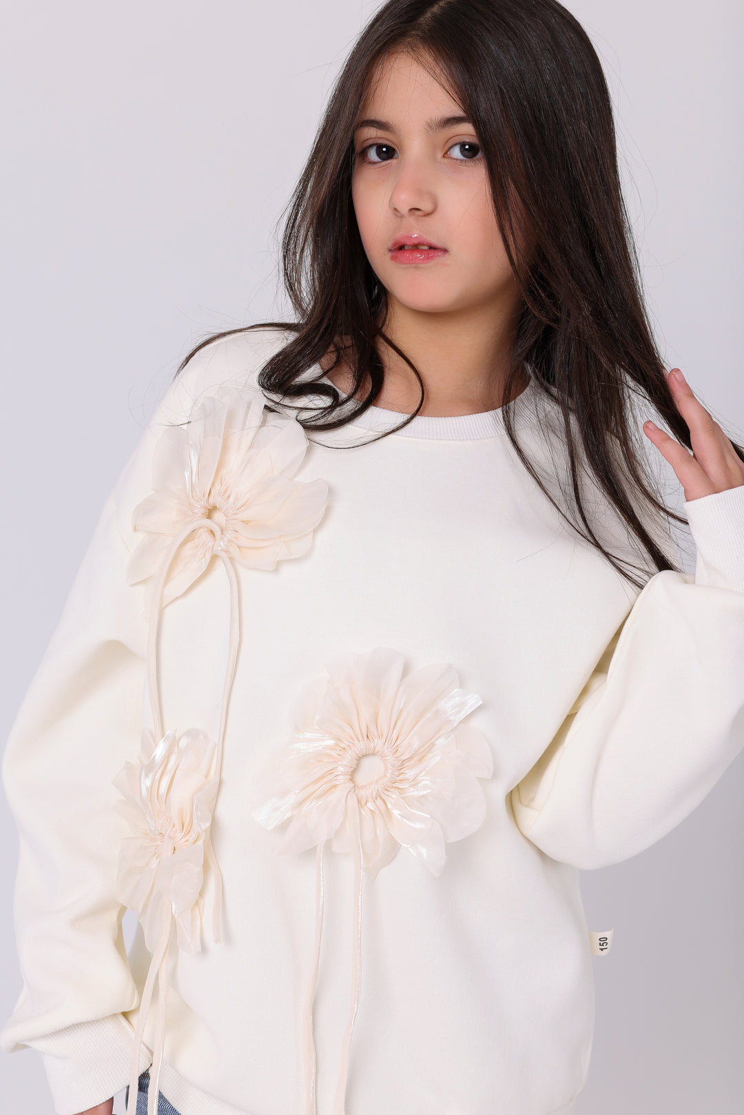 Triple Bloom Floral Magic Sweatshirt