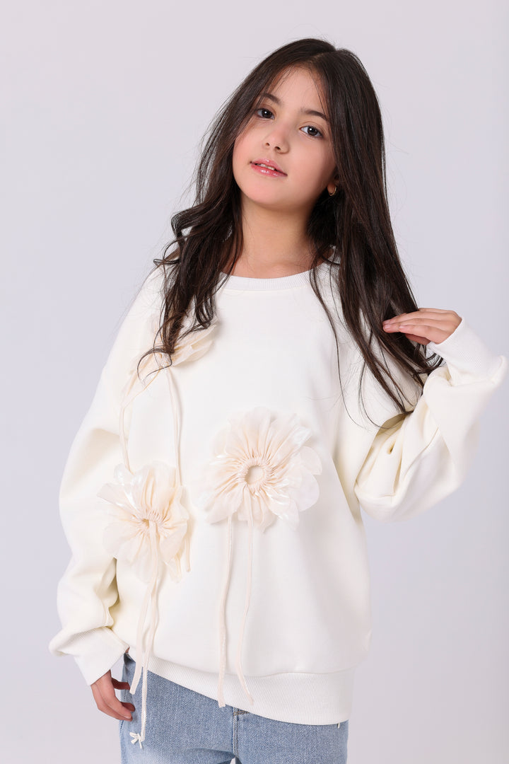 Triple Bloom Floral Magic Sweatshirt