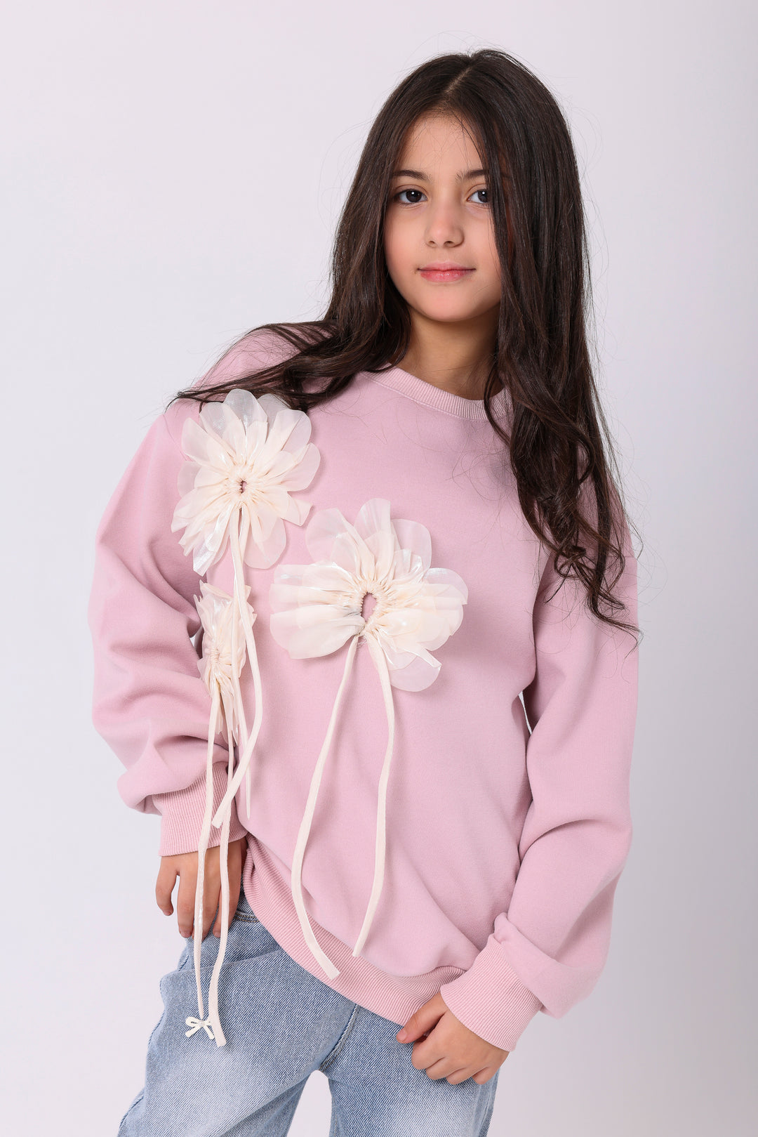 Triple Bloom Floral Magic Sweatshirt