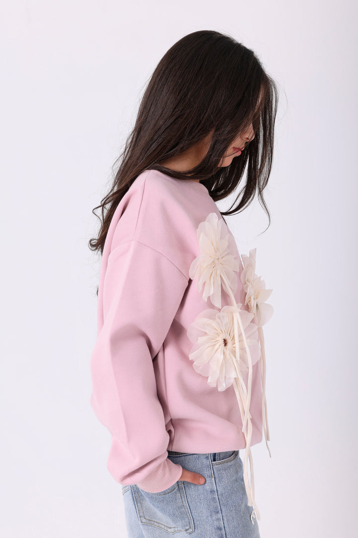 Triple Bloom Floral Magic Sweatshirt