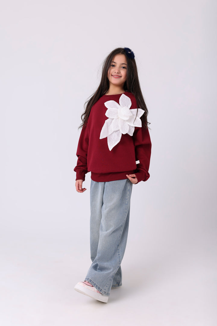Majestic Petal Textured Top