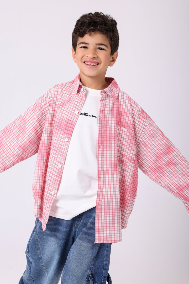Classic Cheerful Plaid Button-Down