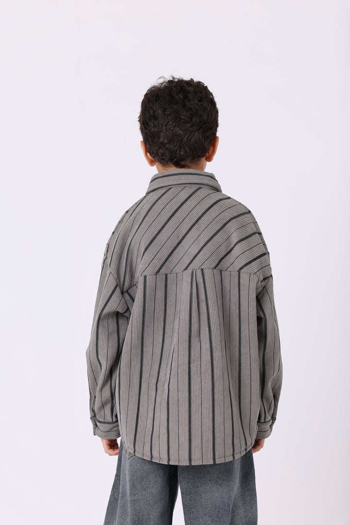 Timeless Corduroy Vertical Stripe Shirt