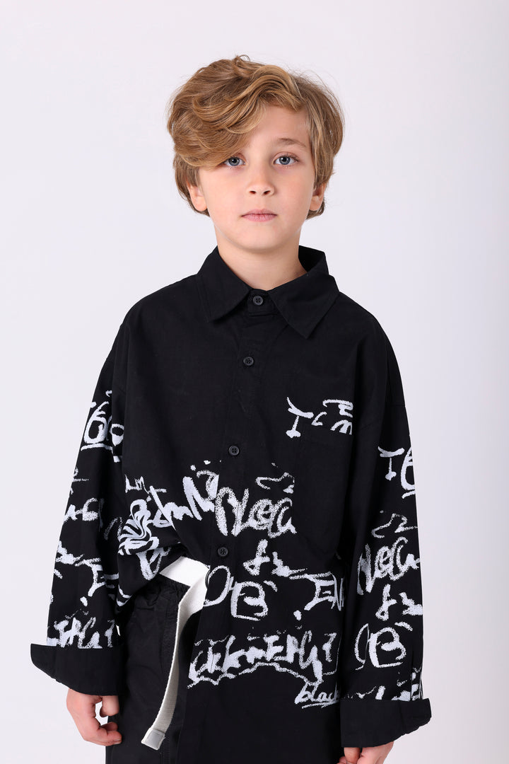 Creative Freestyle Graffiti Art Shirt