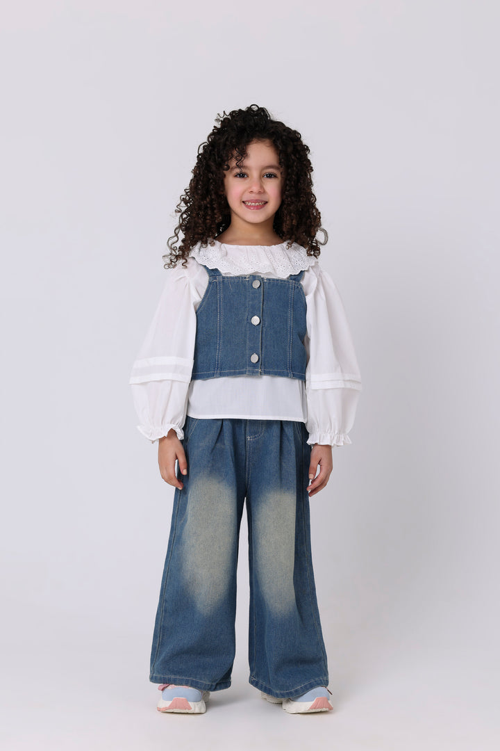 Sweet Eyelet Denim Ensemble