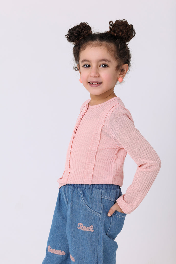 Ribbed Comfort & Script Denim