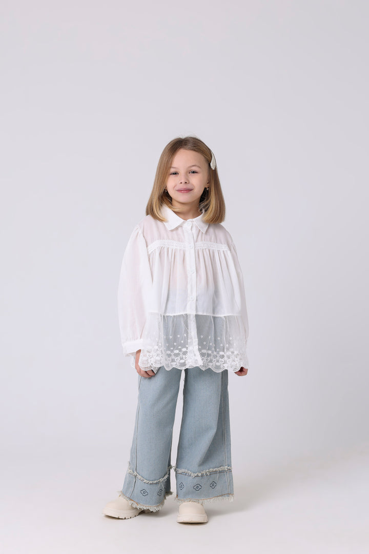 Elegant Lace Hem Set