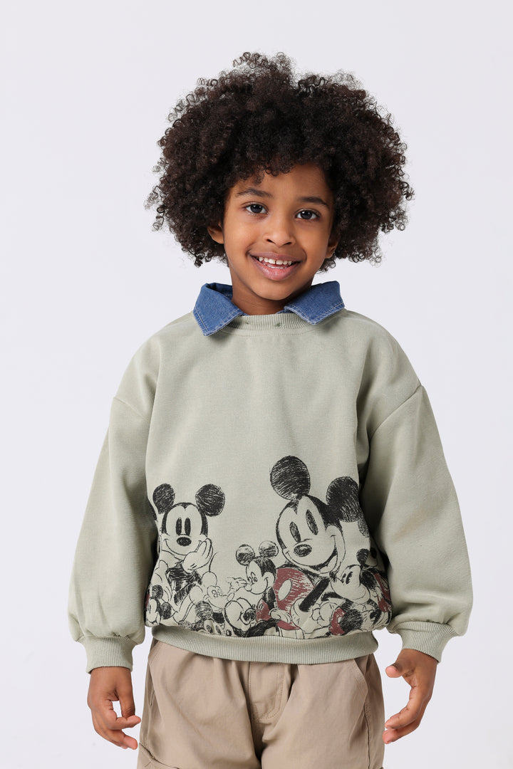 Happy Mouse Character Graphic Pullover