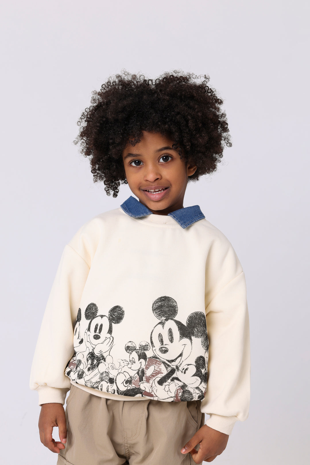Happy Mouse Character Graphic Pullover