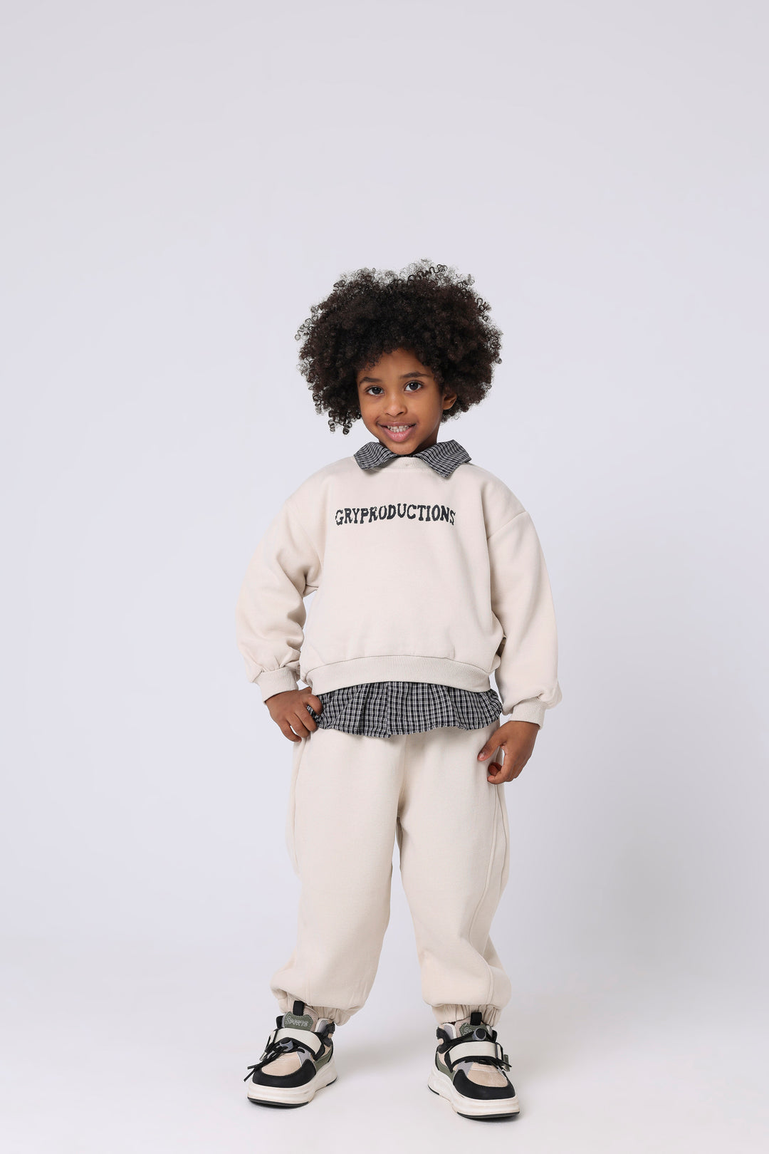 Trendy Layered-Look Streetwear Set