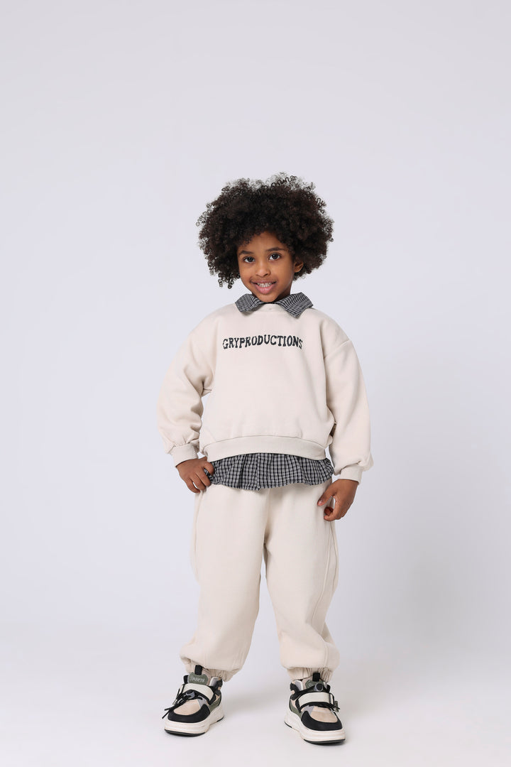 Trendy Layered-Look Streetwear Set