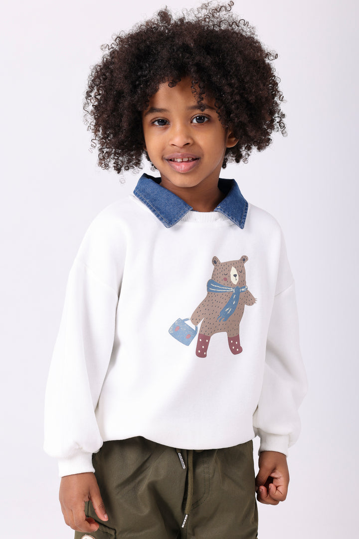 Wandering Winter Bear Cozy Fleece