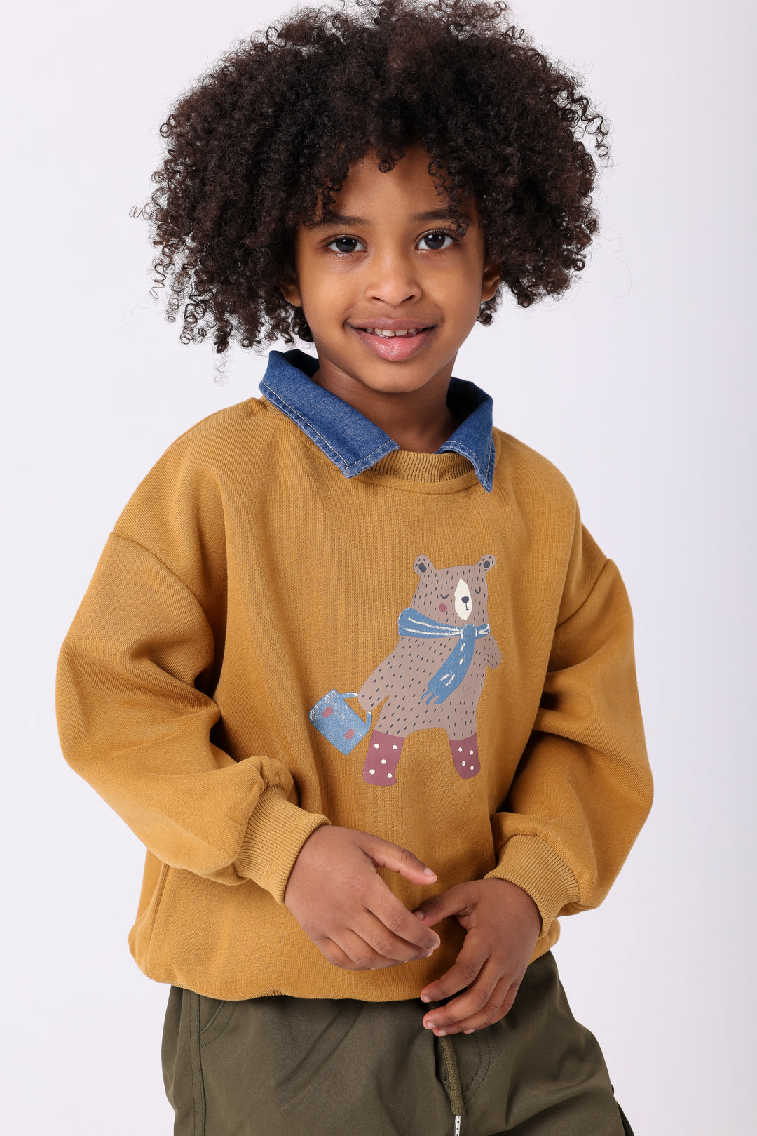 Wandering Winter Bear Cozy Fleece